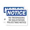 Signmission No Trespassing No Soliciting Police Take Notice OSHA Notice Sign, Plastic, 10in W x 7in L, 2PK OS-2PACK-NS-P-710-L-14941 - alternate 1